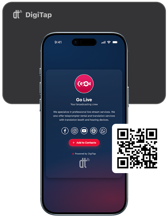DigiTap profile preview